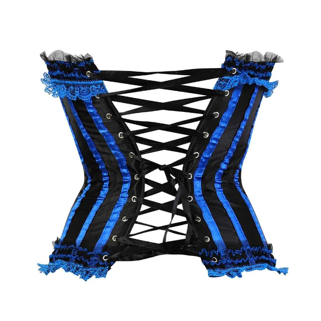 Sexy Satin Bowknot Decorated Clubwear Showgirl Body Shaper Plus Size - Urban Heaven Co