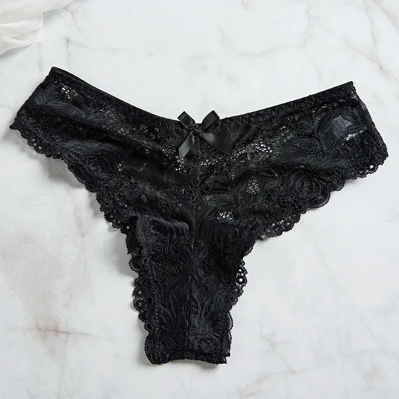 Suspender Suit Summer Ultra-thin Sexy Lace Nightgown Thong Set Women&