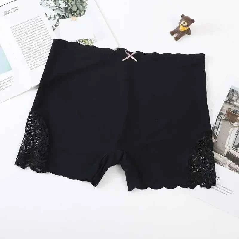Sexy Lace Edge Safety Short Pants Soft Seamless Under Skirt Shorts - Urban Heaven Co