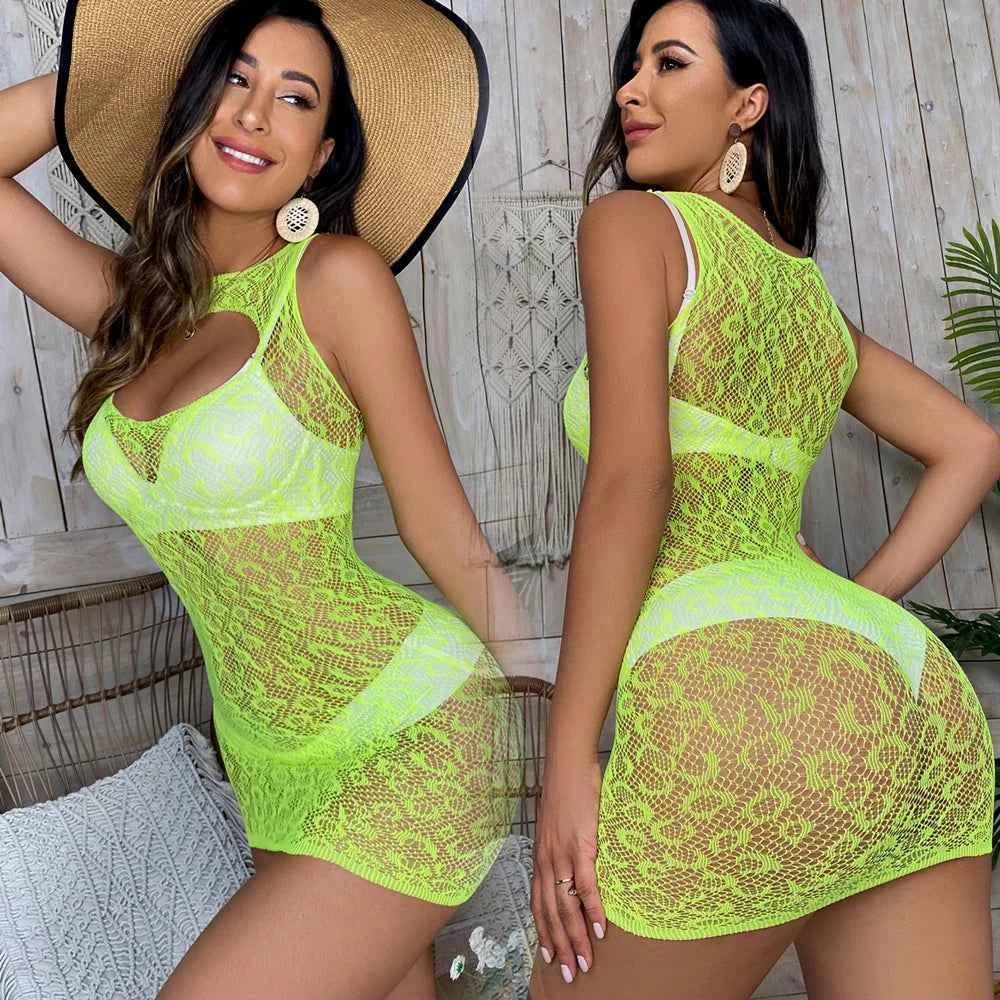 Sleeveless Stretchy Mini Dresses for Evening Party, Clubwear, and Beachwear - Urban Heaven Co