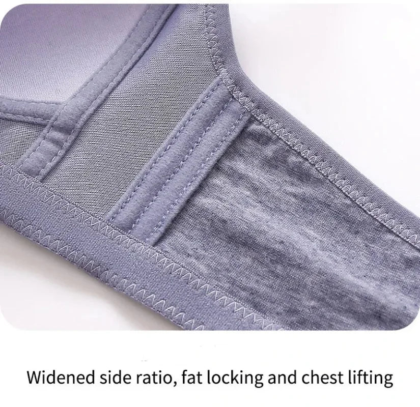 Bras for Women Comfortable Breathable Tops No Steel Ring Printed Bra Push Up Bra Gathering Large Size CD Cup Lingerie Brassiere - Urban Heaven Co