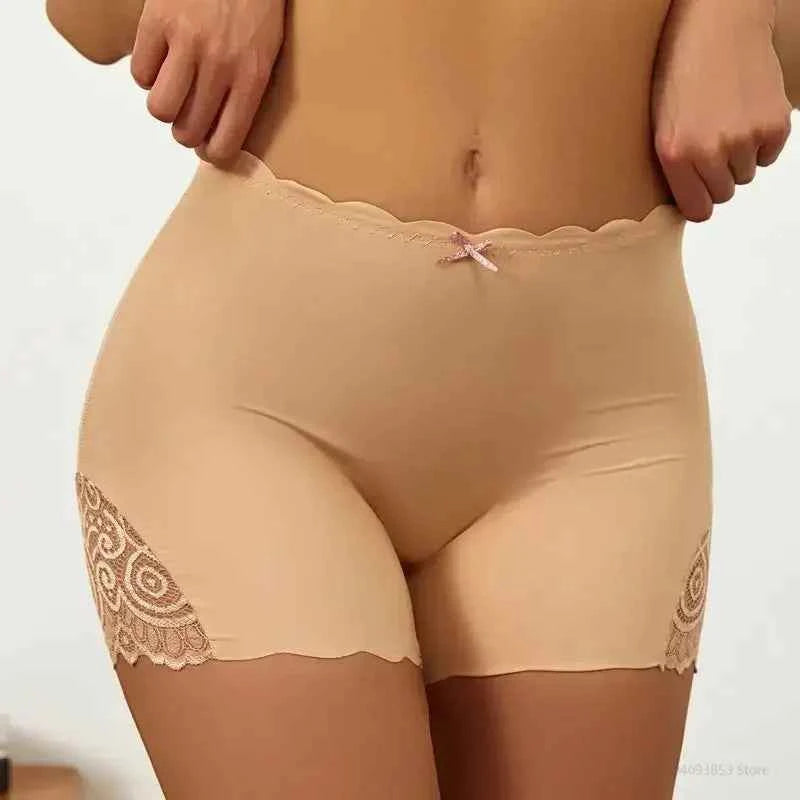 Sexy Lace Edge Safety Short Pants Soft Seamless Under Skirt Shorts - Urban Heaven Co
