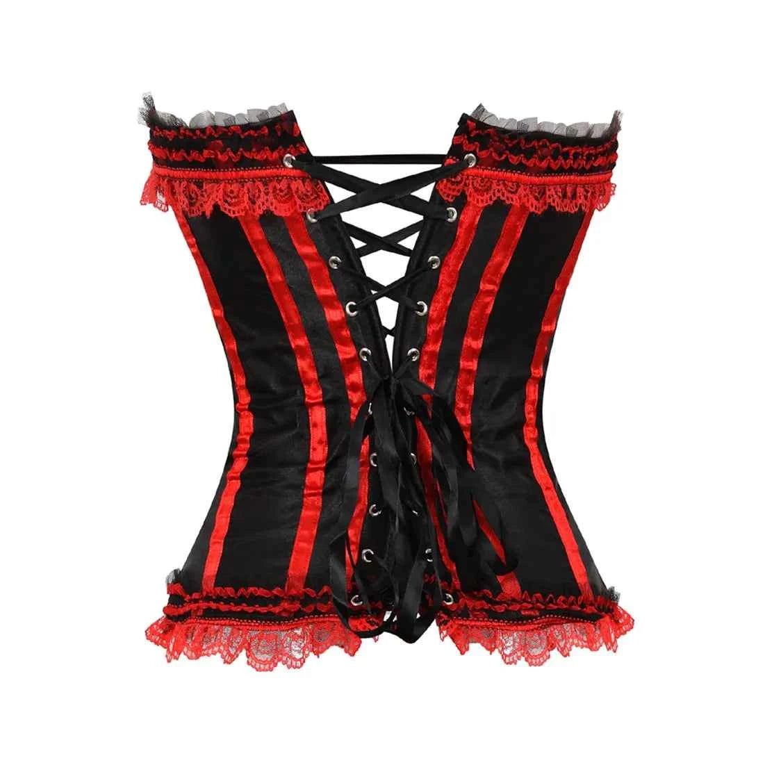 Sexy Satin Bowknot Decorated Clubwear Showgirl Body Shaper Plus Size - Urban Heaven Co