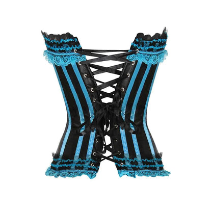 Sexy Satin Bowknot Decorated Clubwear Showgirl Body Shaper Plus Size - Urban Heaven Co