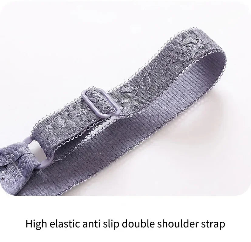 Bras for Women Comfortable Breathable Tops No Steel Ring Printed Bra Push Up Bra Gathering Large Size CD Cup Lingerie Brassiere - Urban Heaven Co