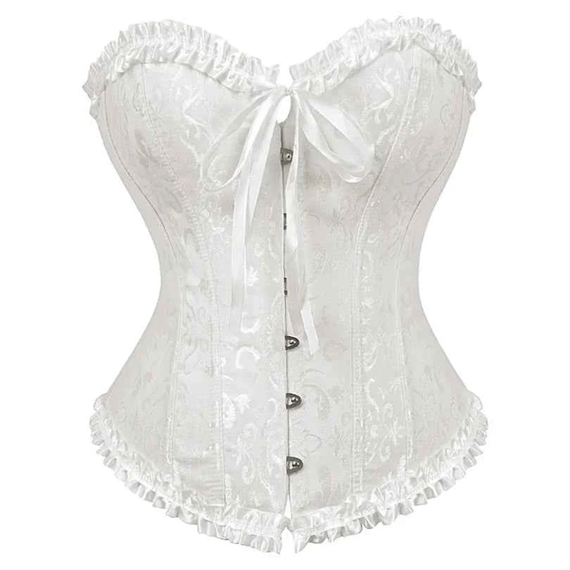 Sexy Satin Bowknot Decorated Clubwear Showgirl Body Shaper Plus Size - Urban Heaven Co