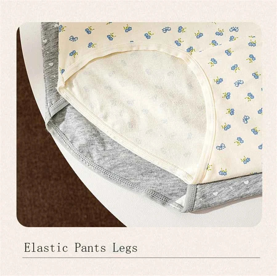 3 Pcs Set Autumn Lace Panties Set for Women - Floral Intimate Underwear - Trendy Patchwork Lace Briefs - Soft Lingerie for Females - Urban Heaven Co