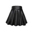 High Waist Faux Leather Textured Half Skirt For Women - Urban Heaven Co