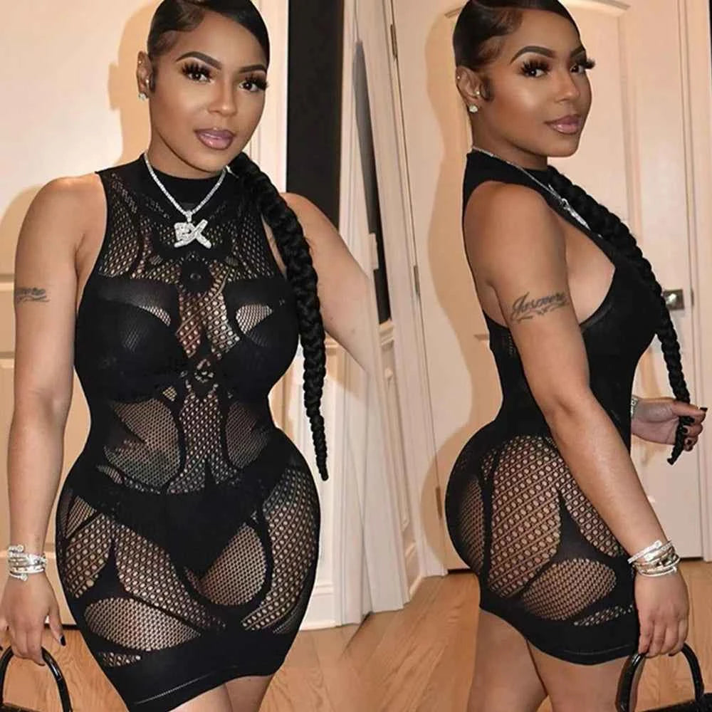 Night Club Party Wear Mini Bodycon Dress - Urban Heaven Co