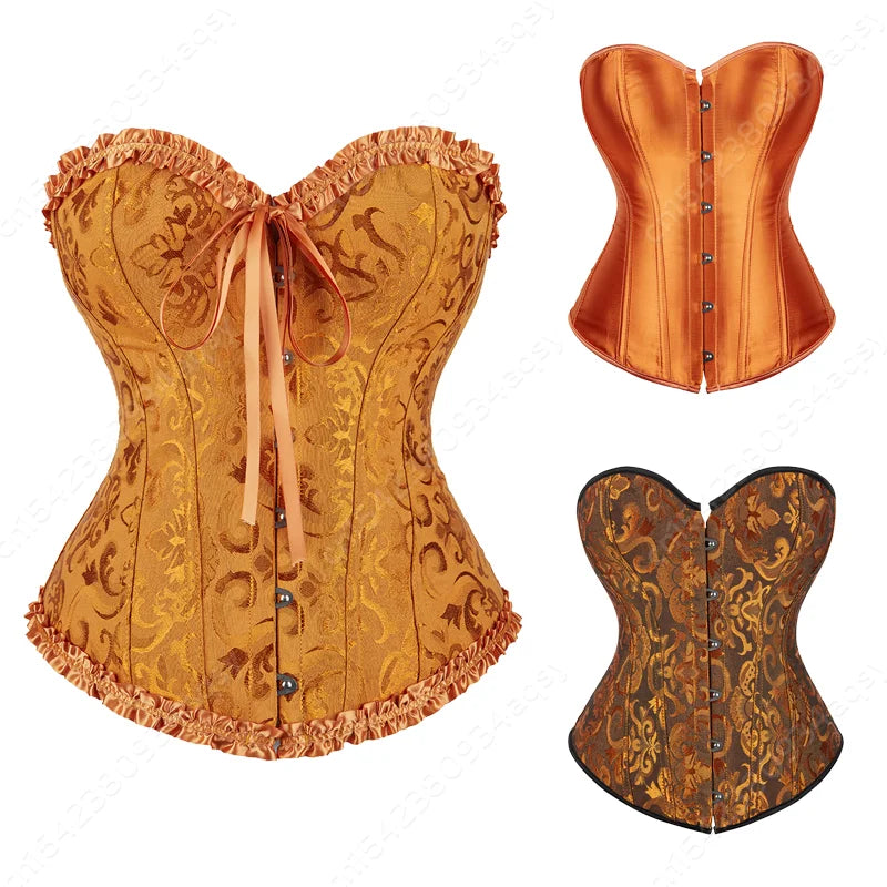 Corsets Top For Women Satin Corset. - Urban Heaven Co