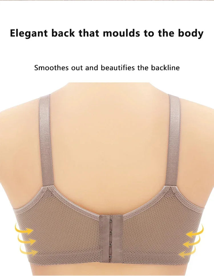 Women Adjustable Lace Bra V-neck Non Steel Ring Anti Sagging Comfortable Sexy Lingerie - Urban Heaven Co