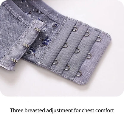 Bras for Women Comfortable Breathable Tops No Steel Ring Printed Bra Push Up Bra Gathering Large Size CD Cup Lingerie Brassiere - Urban Heaven Co