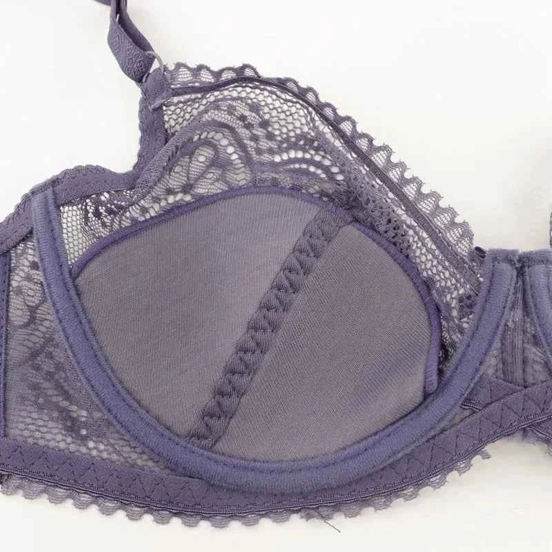 Beauwear Thin Cup Full Lace Breathable Push Up Bra Sexy Women Underwear Brassiere Small Size Lingerie Top Underwired Bralette - Urban Heaven Co