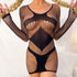 Sexy Women Fishnet Halter Backless Dress Low Cut Tight Pencil Cute Dress Plus Size Mini Dress. - Urban Heaven Co