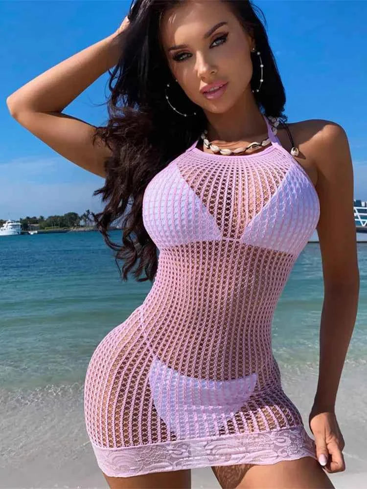 New Fashion Mesh Bodycon Dress Costumes Women&