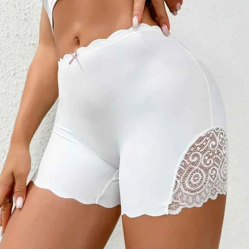 Sexy Lace Edge Safety Short Pants Soft Seamless Under Skirt Shorts - Urban Heaven Co