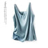 Sexy Strap Crop Top Women Halter V Neck Basic Cami Sleeveless Satin Silk Tube Tank Tops - Urban Heaven Co