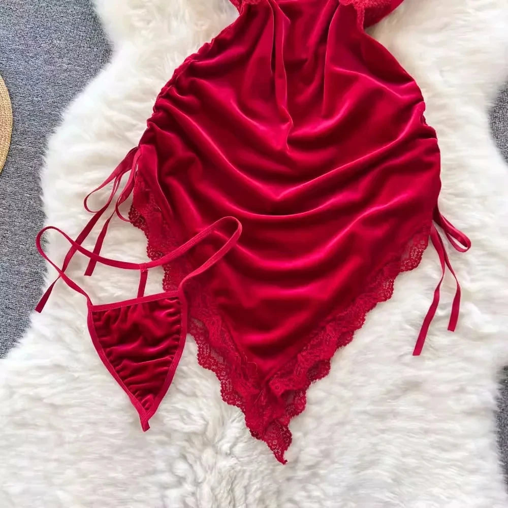 Hot Sexy V-Neck Cross Strap Dress. - Urban Heaven Co