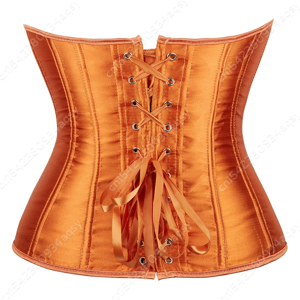 Corsets Top For Women Satin Corset. - Urban Heaven Co