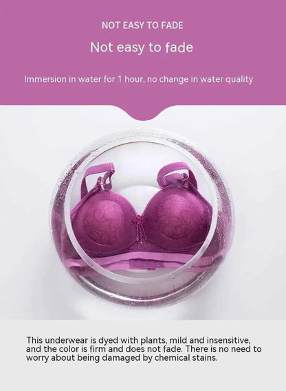 Comfortable Large Size Breathable Underwear with Adjustable Thin Section No Steel Ring Bra for Side Collection and Gathering - Urban Heaven Co