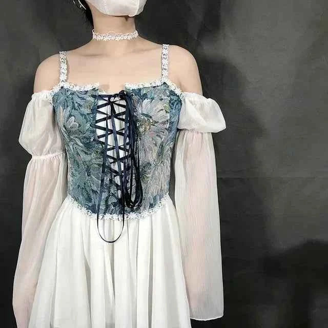 Sexy Lolita Corset Shaper Ladies Slimming Bandage Corsets Underbust Bustier. - Urban Heaven Co