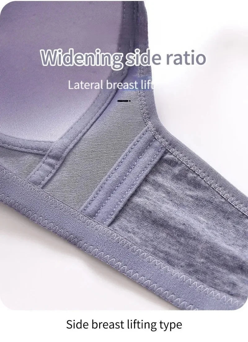 Bras for Women Comfortable Breathable Tops No Steel Ring Printed Bra Push Up Bra Gathering Large Size CD Cup Lingerie Brassiere - Urban Heaven Co