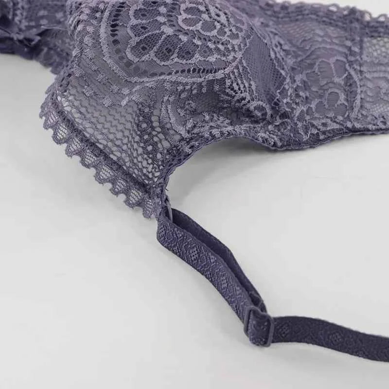 Beauwear Thin Cup Full Lace Breathable Push Up Bra Sexy Women Underwear Brassiere Small Size Lingerie Top Underwired Bralette - Urban Heaven Co