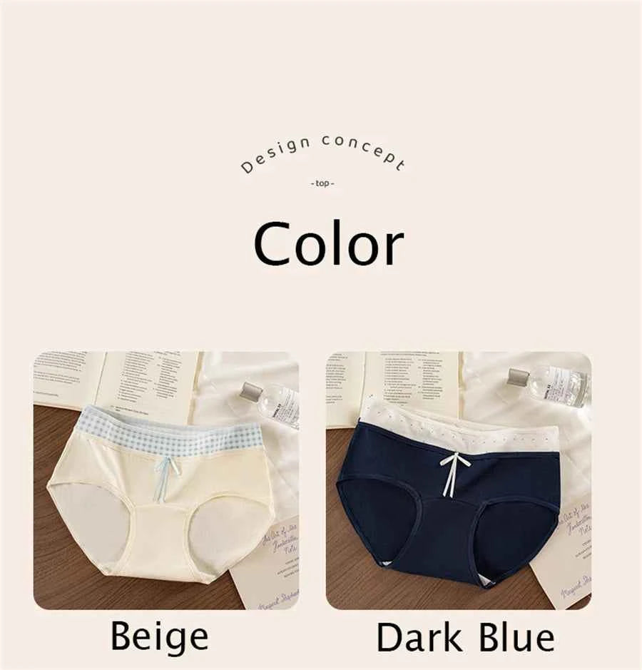 3 Pcs Set Autumn Lace Panties Set for Women - Floral Intimate Underwear - Trendy Patchwork Lace Briefs - Soft Lingerie for Females - Urban Heaven Co