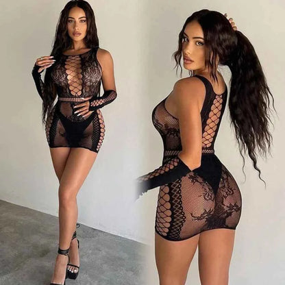 Night Club Party Wear Mini Bodycon Dress - Urban Heaven Co