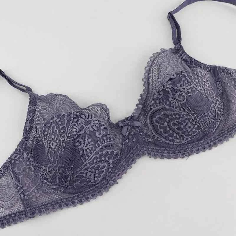 Beauwear Thin Cup Full Lace Breathable Push Up Bra Sexy Women Underwear Brassiere Small Size Lingerie Top Underwired Bralette - Urban Heaven Co