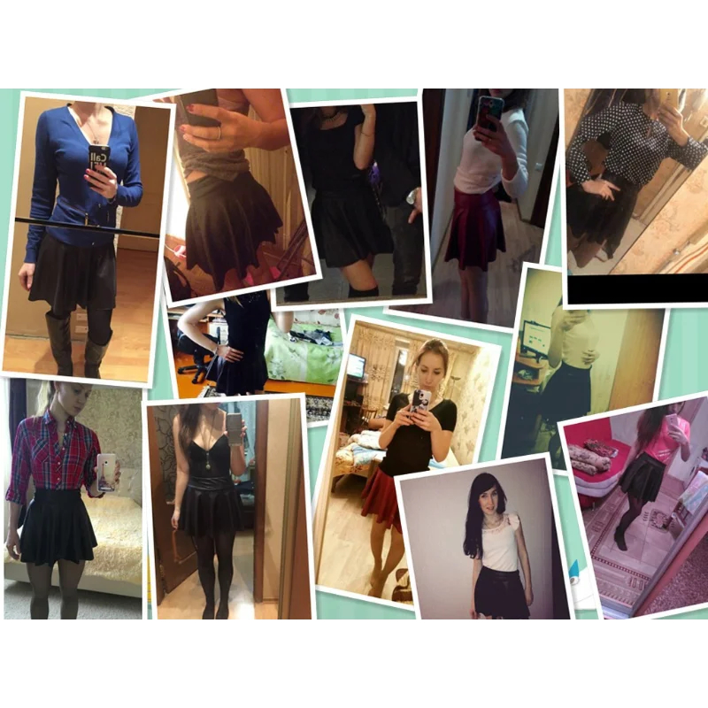 High Waist Faux Leather Textured Half Skirt For Women - Urban Heaven Co