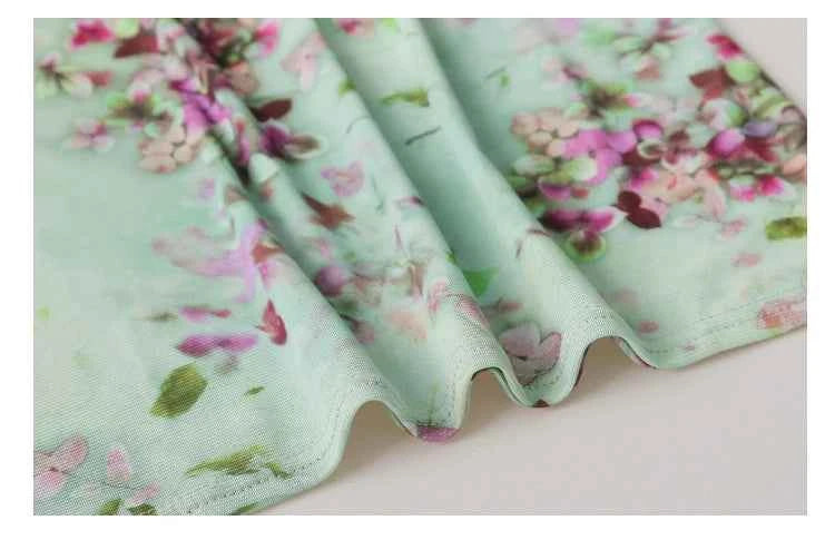 T Shirt Women Turtleneck Full Sleeve Printed Flowers Base Tees Female Sweet T-shirts - Urban Heaven Co