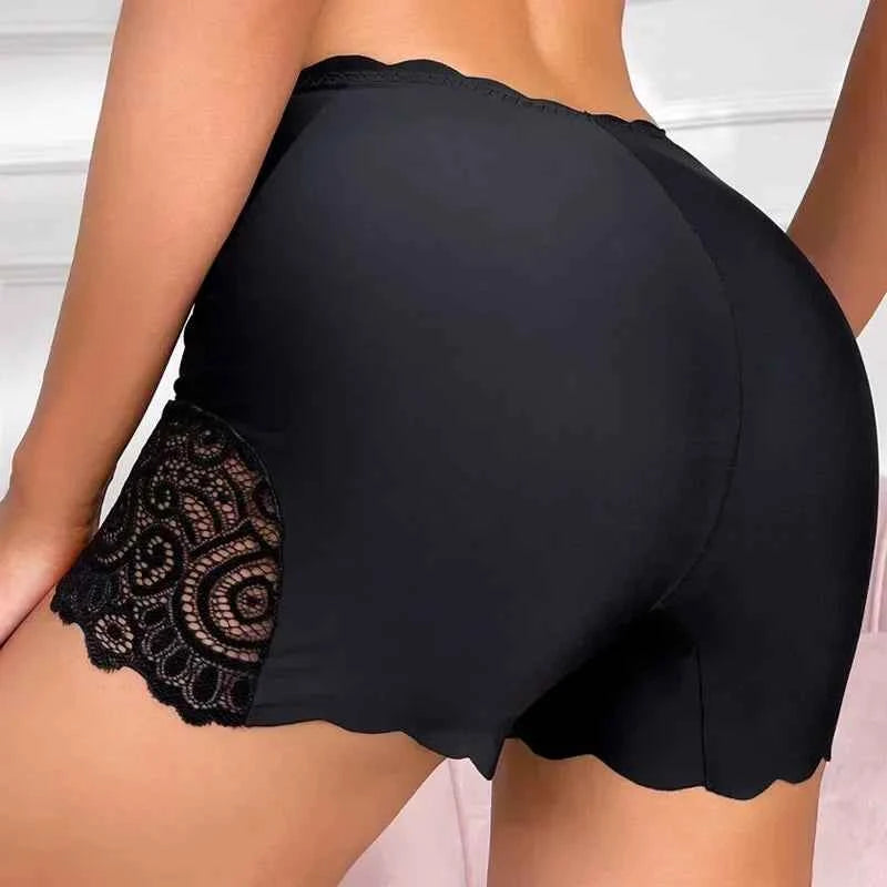 Sexy Lace Edge Safety Short Pants Soft Seamless Under Skirt Shorts - Urban Heaven Co