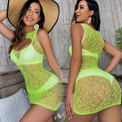 Sleeveless Stretchy Mini Dresses for Evening Party, Clubwear, and Beachwear - Urban Heaven Co