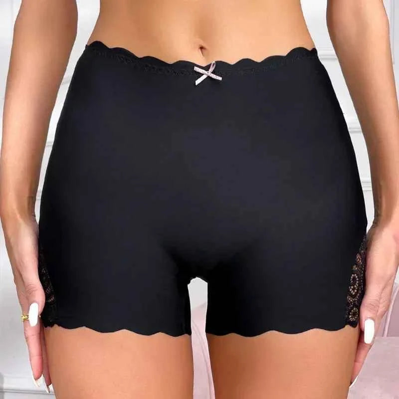 Sexy Lace Edge Safety Short Pants Soft Seamless Under Skirt Shorts - Urban Heaven Co