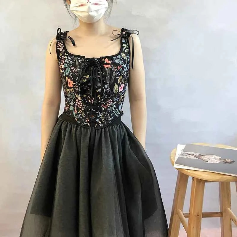 Sexy Lolita Corset Shaper Ladies Slimming Bandage Corsets Underbust Bustier. - Urban Heaven Co