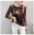 S-4XL Autumn Winter Double-Layer Mesh T-shirt Female. - Urban Heaven Co