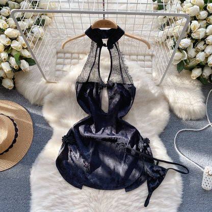 Hot Sexy V-Neck Cross Strap Dress. - Urban Heaven Co