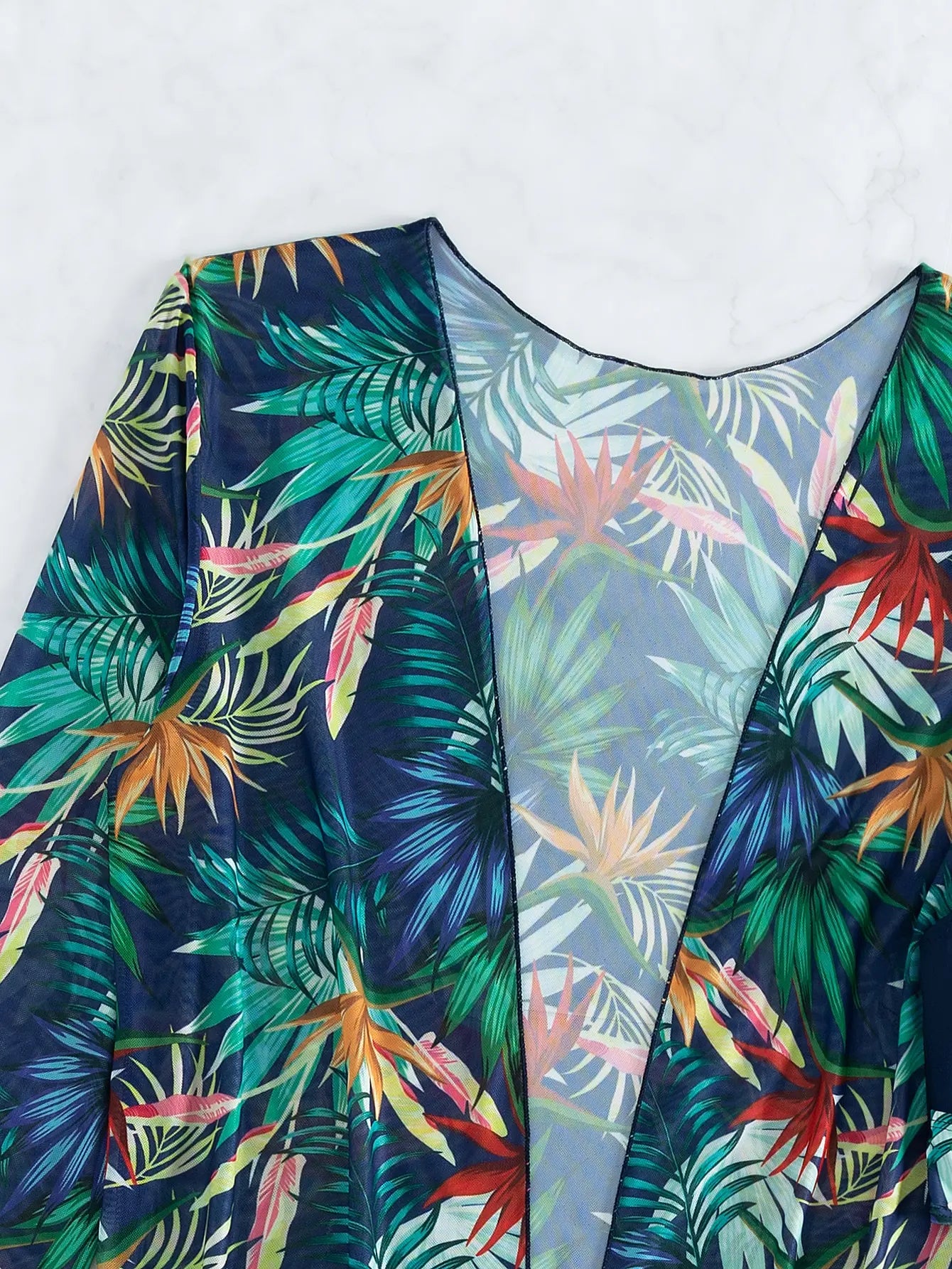 Halter Print Bikini Sets 3PCS Women Swimsuit With Kimono High Waist Swimwear Female Bathers Bathing Swimming Swim Suit Beachwear - Urban Heaven Co