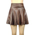 High Waist Faux Leather Textured Half Skirt For Women - Urban Heaven Co