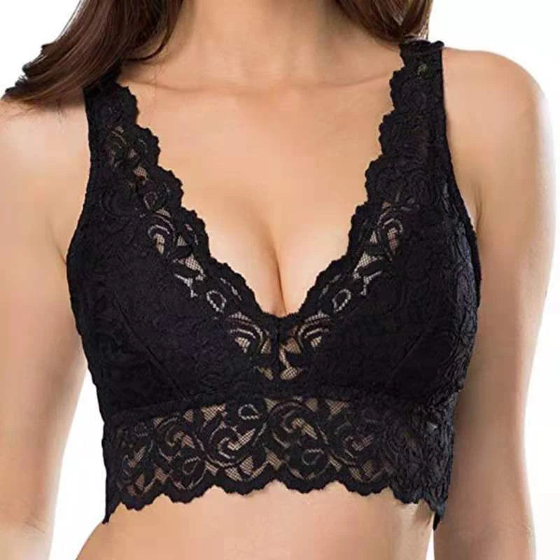 Women Sexy Lace Bras Ladies Push Up Underwear Large Size Black Bralette Female Lingerie Lenceria Femenina. - Urban Heaven Co