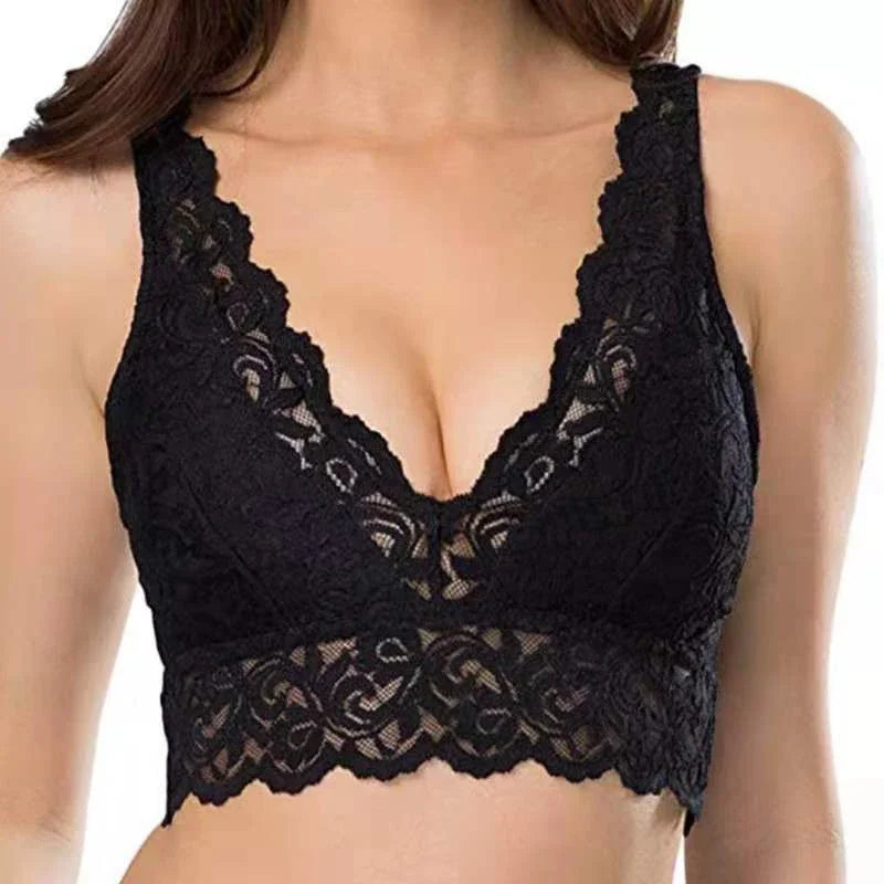 Women Sexy Lace Bras Ladies Push Up Underwear Large Size Black Bralette Female Lingerie Lenceria Femenina. - Urban Heaven Co