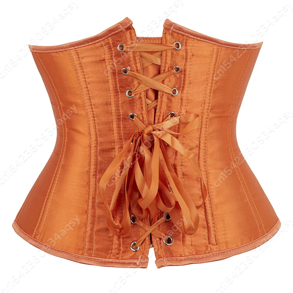 Corsets Top For Women Satin Corset. - Urban Heaven Co